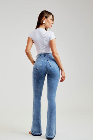 Calça Jeans Ultra Modeladora Premium Flare