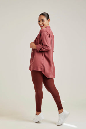 Legging Ultra Modeladora Curve Red Cherry