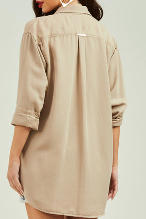 Camisa Térmica Oversized Nude