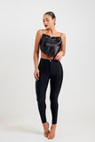 Calça Ultra Modeladora Glam Disco Pant Cós Alto