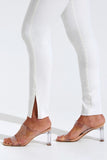 Calça Jeans Modeladora Skinny Off White Cós Alto