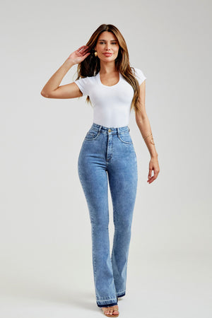 Calça Jeans Ultra Modeladora Premium Flare