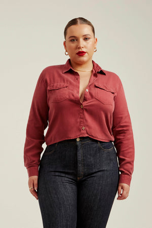 Camisa Cropped Térmica Red Cherry