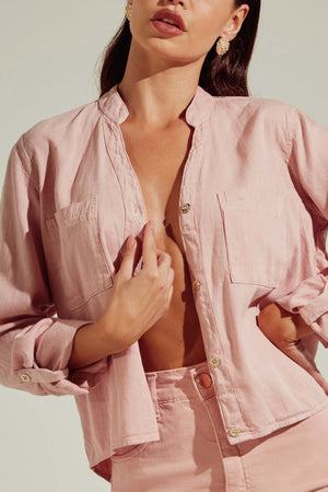 Camisa Cropped Ecológica Rosa