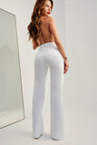 Calça Jeans Modeladora Wide Leg Milagrosa Cós Super Alto