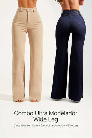 Combo Ultra Modelador Wide Leg