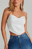 Cropped Extra Brilho Branco