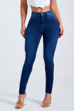 Calça Jeans Modeladora Curva dos Sonhos Skinny Cós Médio