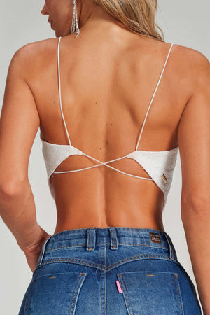 Cropped Extra Brilho Branco