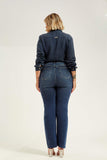 Calça Jeans Modeladora Essencial Reta Cós Super Alto