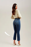 Calça Jeans Modeladora Essencial Reta Cós Super Alto