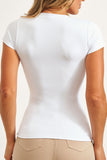 Camiseta Alta Elasticidade Premium Branca