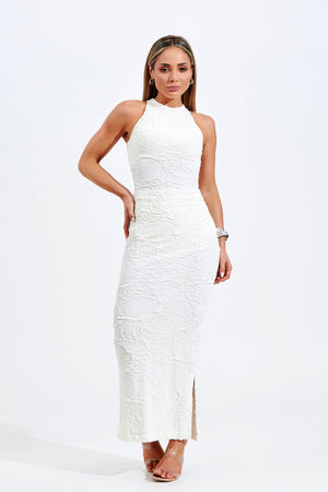 Saia Midi Perfect Stretch Off White