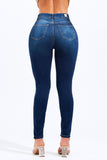 Calça Jeans Modeladora Curva dos Sonhos Skinny Cós Médio