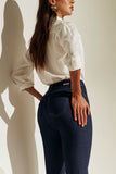 Calça Jeans Ultra Modeladora Flare Cós Alto