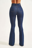 Calça Jeans Ultra Modeladora Flare Cós Alto