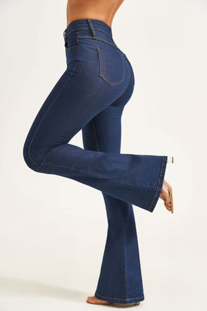 Calça Jeans Ultra Modeladora Flare Cós Alto