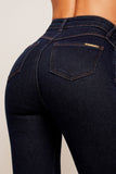 Calça Jeans Modeladora Luxury Reta Cós Super Alto