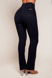 Calça Jeans Modeladora Luxury Reta Cós Super Alto