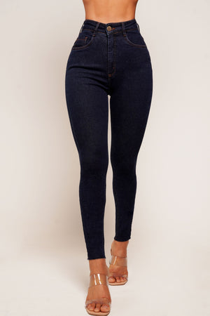 Calça Jeans Modeladora Luxury Skinny Cós Super Alto