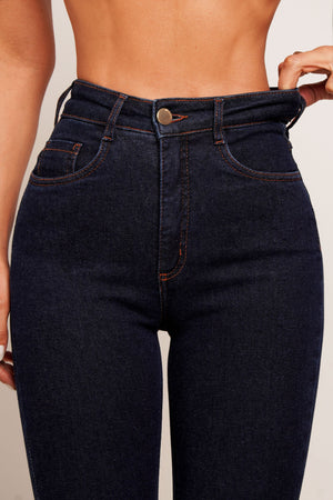 Calça Jeans Modeladora Luxury Skinny Cós Super Alto