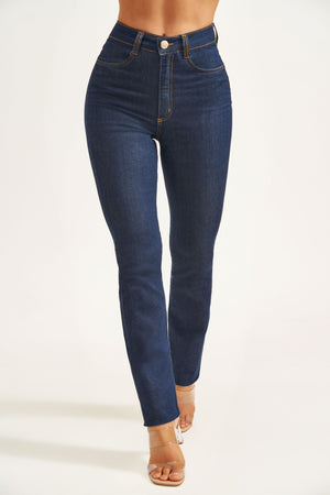 Calça Jeans Ultra Modeladora Reta Cós Alto
