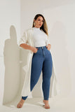 Calça Jeans Modeladora Skinny Clássica Cós Super Alto