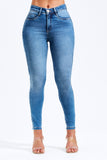 Calça Jeans Modeladora Mega Bumbum Skinny Cós Médio