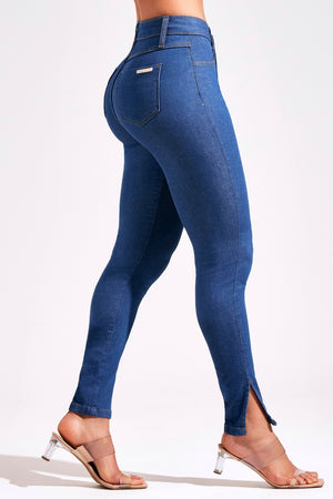 Calça Jeans Ultra Modeladora Skinny Jeans Médio Cós Médio