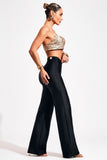 Calça Ultra Modeladora Glam Wide Leg Cós Alto