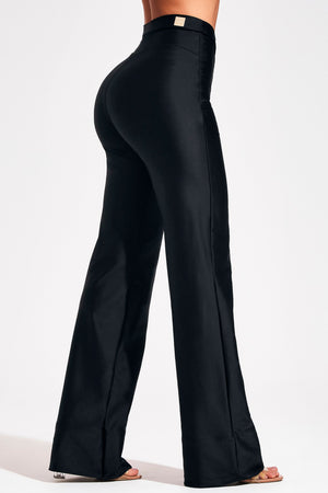 Calça Ultra Modeladora Glam Wide Leg Cós Alto