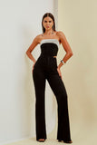 Calça Jeans Modeladora Wide Leg Preta Que Não Desbota Cós Super Alto