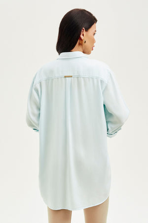 Camisa Térmica Oversized Aqua