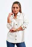 Camisa Comfort Office Oversized Nude