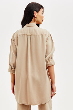 Camisa Térmica Oversized Nude