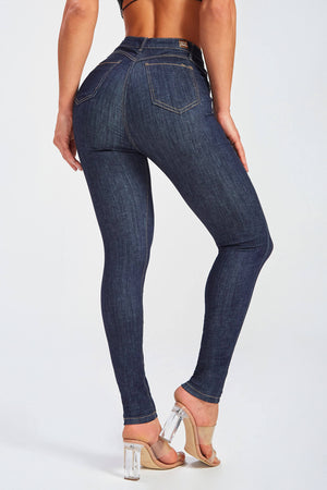 Calça Jeans Modeladora Fantástica Skinny Cós Alto