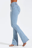 Calça Jeans Modeladora Inesquecível Boot Cut Clara Cós Médio