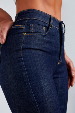 Calça Jeans Modeladora Fantástica Flare Cós Alto