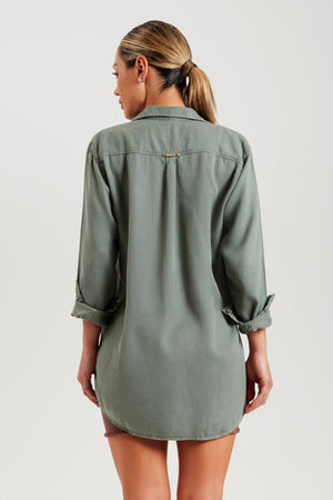 Camisa Térmica Oversized Verde