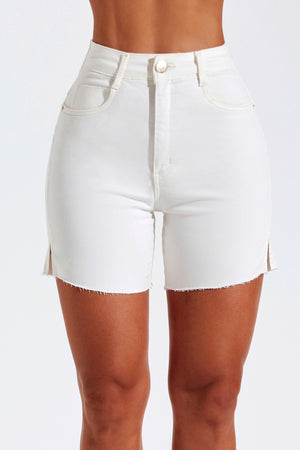 Shorts Jeans Modelador Off White