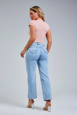 Calça Jeans Modeladora Clarinha Reta