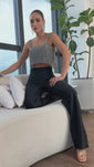 Stories de Calça Ultra Modeladora Glam Wide Leg Cós Alto