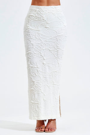 Saia Midi Perfect Stretch Off White