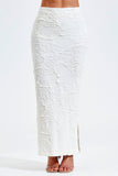 Saia Midi Perfect Stretch Off White