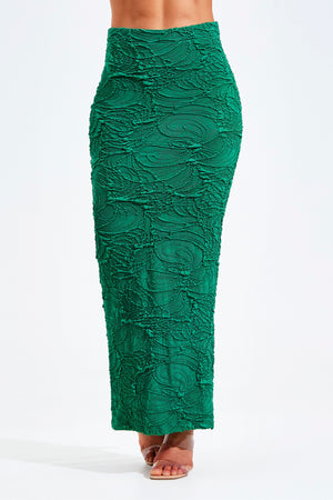 Saia Midi Perfect Stretch Verde