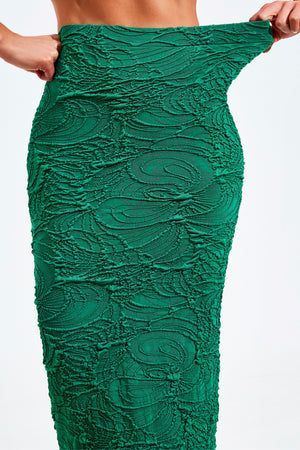 Saia Midi Perfect Stretch Verde