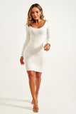 Vestido Curve Dupla Face Preto com Off White